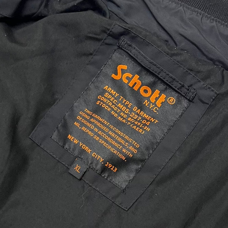 Veste bomber Schott noir