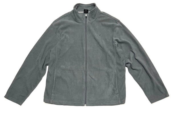 Veste Starter polaire zip gris logo brodé