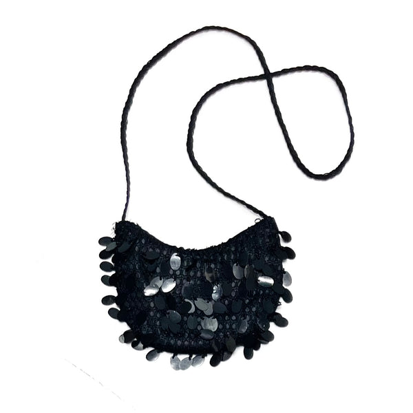 Sac noir sequin