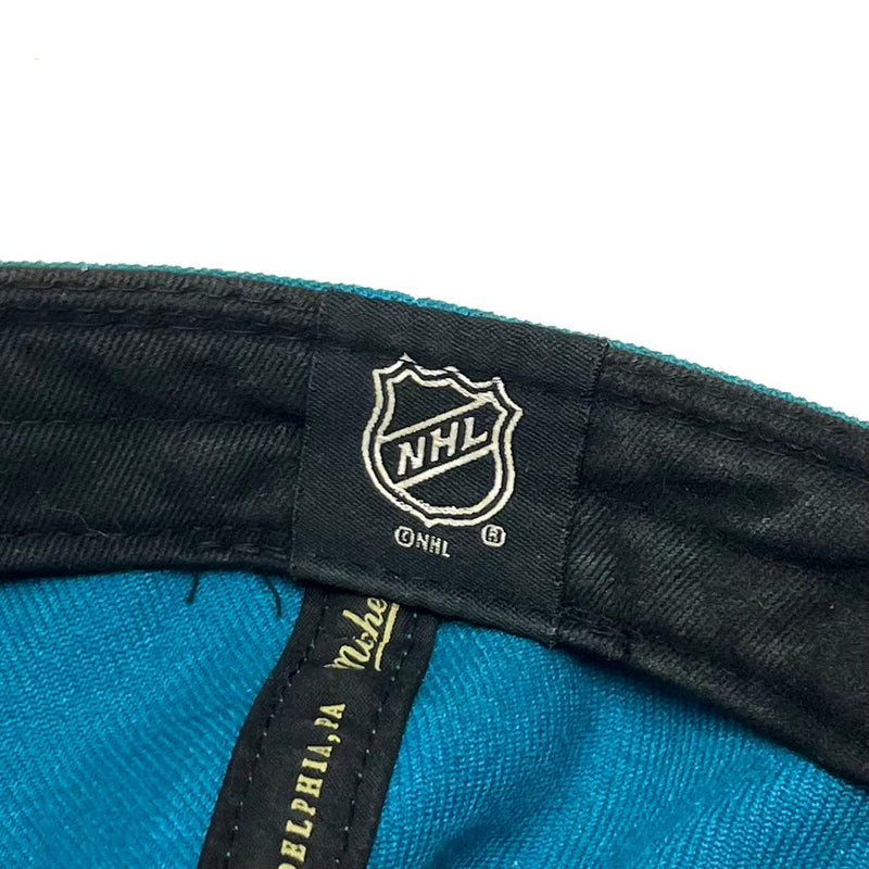 Casquette snapback San Jose Sharks noir turquoise
