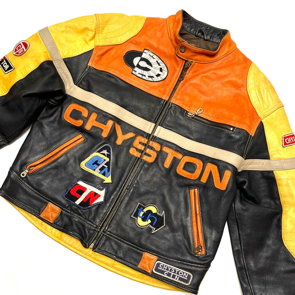 Veste en cuir Chyston vintage