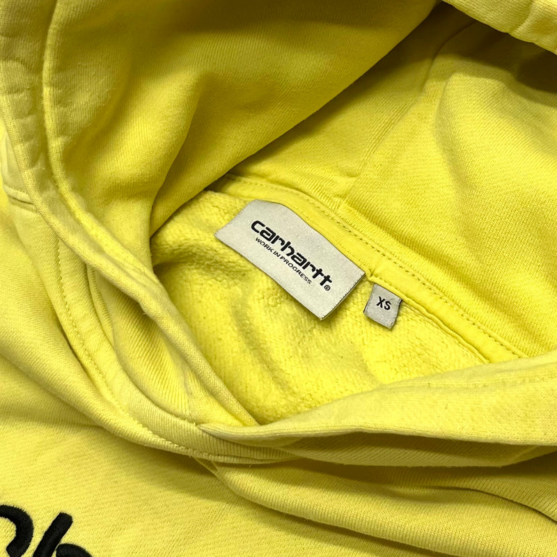 Sweat à capuche Carhartt jaune