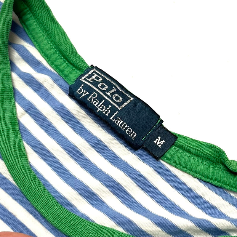 T-shirt ligné Ralph Lauren logo brodé