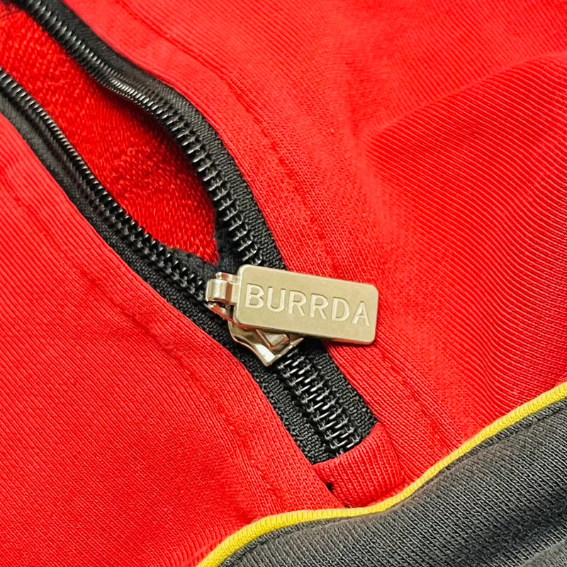Sweat half zip Belgique vintage Burrda sport football
