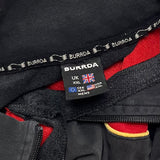 Sweat half zip Belgique vintage Burrda sport football