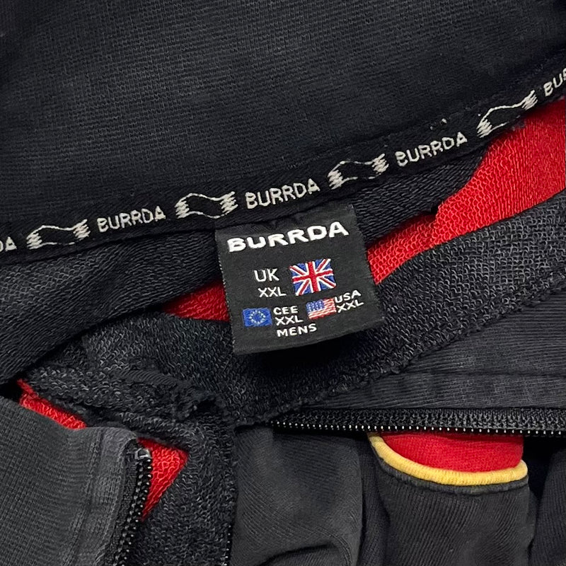 Sweat half zip Belgique vintage Burrda sport football