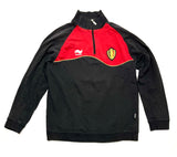 Sweat half zip Belgique vintage Burrda sport football