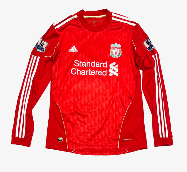 Maillot Adidas Liverpool 2010/2012 home Suarez long sleeve