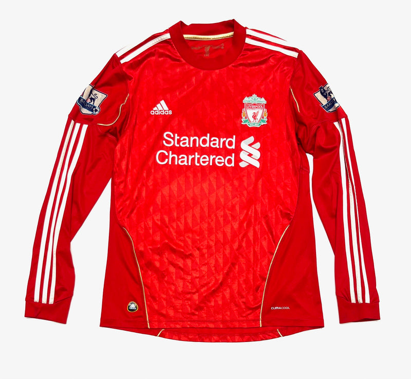 Maillot Adidas Liverpool 2010/2012 home Suarez long sleeve