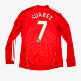 Maillot Adidas Liverpool 2010/2012 home Suarez long sleeve
