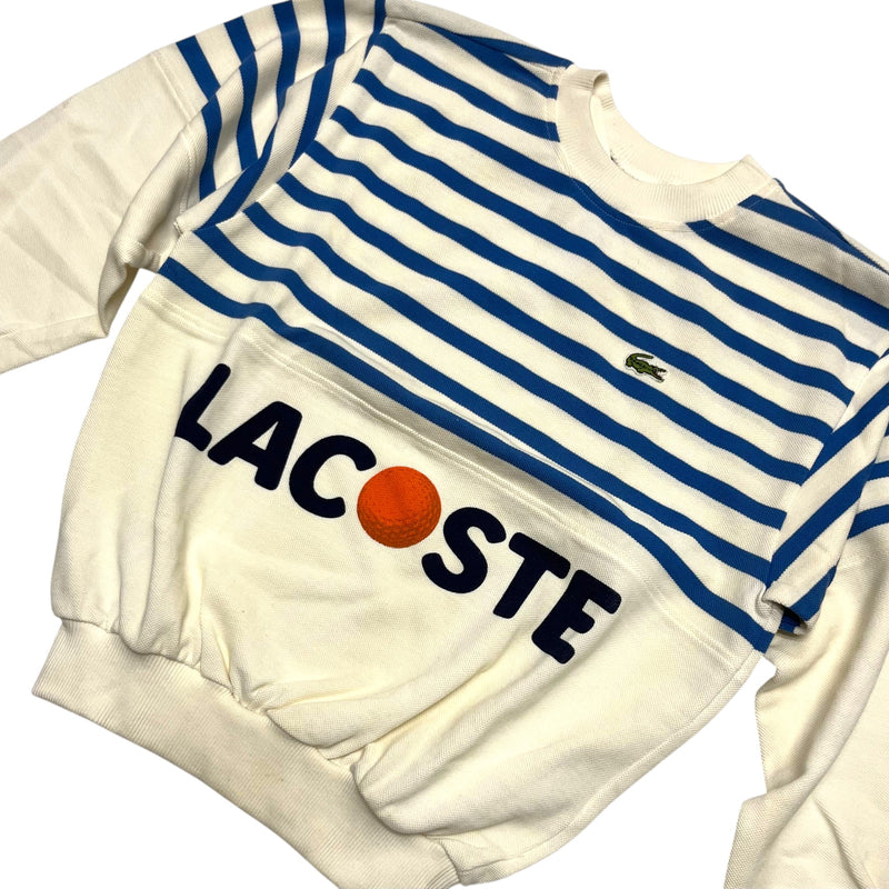 Sweat Lacoste vintage deadstock neuf avec étiquette made in France