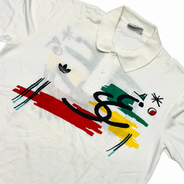 Polo Adidas vintage 90s Stefan Edberg made in France