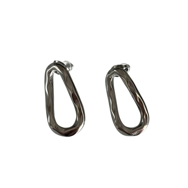 Boucle d'oreilles en acier inoxydable