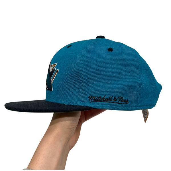 Casquette snapback San Jose Sharks noir turquoise