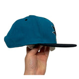 Casquette snapback San Jose Sharks noir turquoise