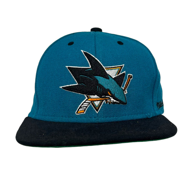Casquette snapback San Jose Sharks noir turquoise